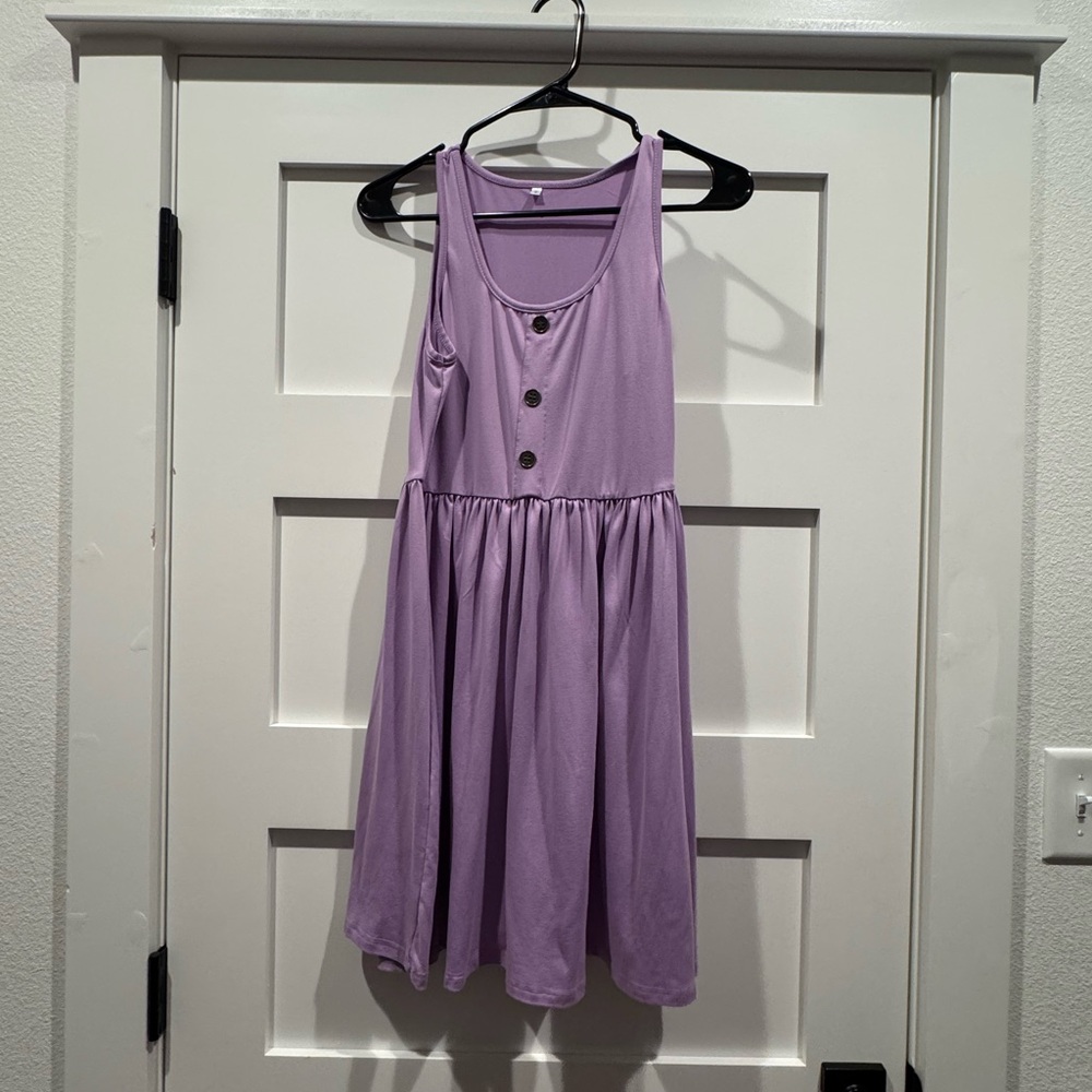 Lavender Sleeveless Dress